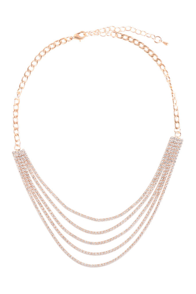 Collar con cadena de diamantes