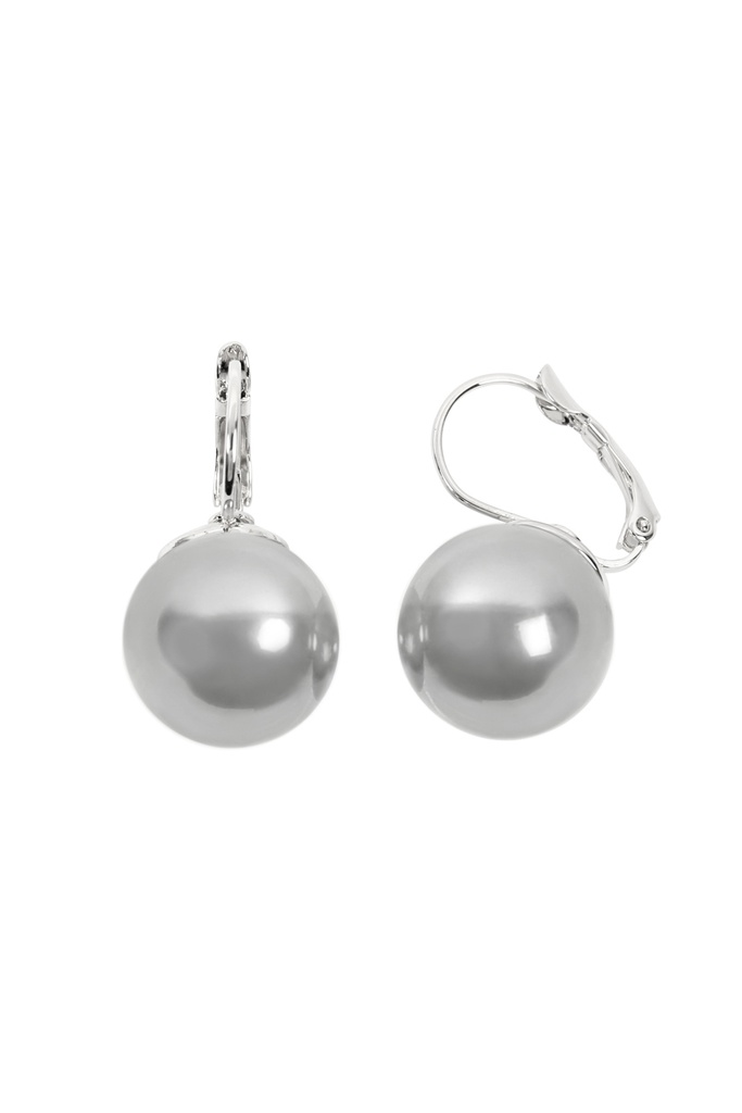 Aretes de pèrlas simples