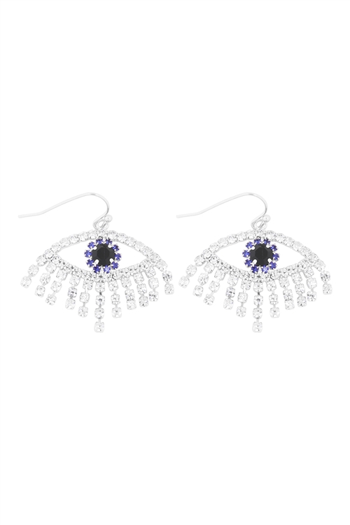 Aretes con diamantes The Eye
