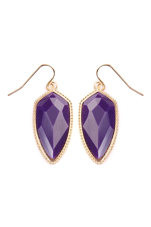 Aretes de escudo de Gema