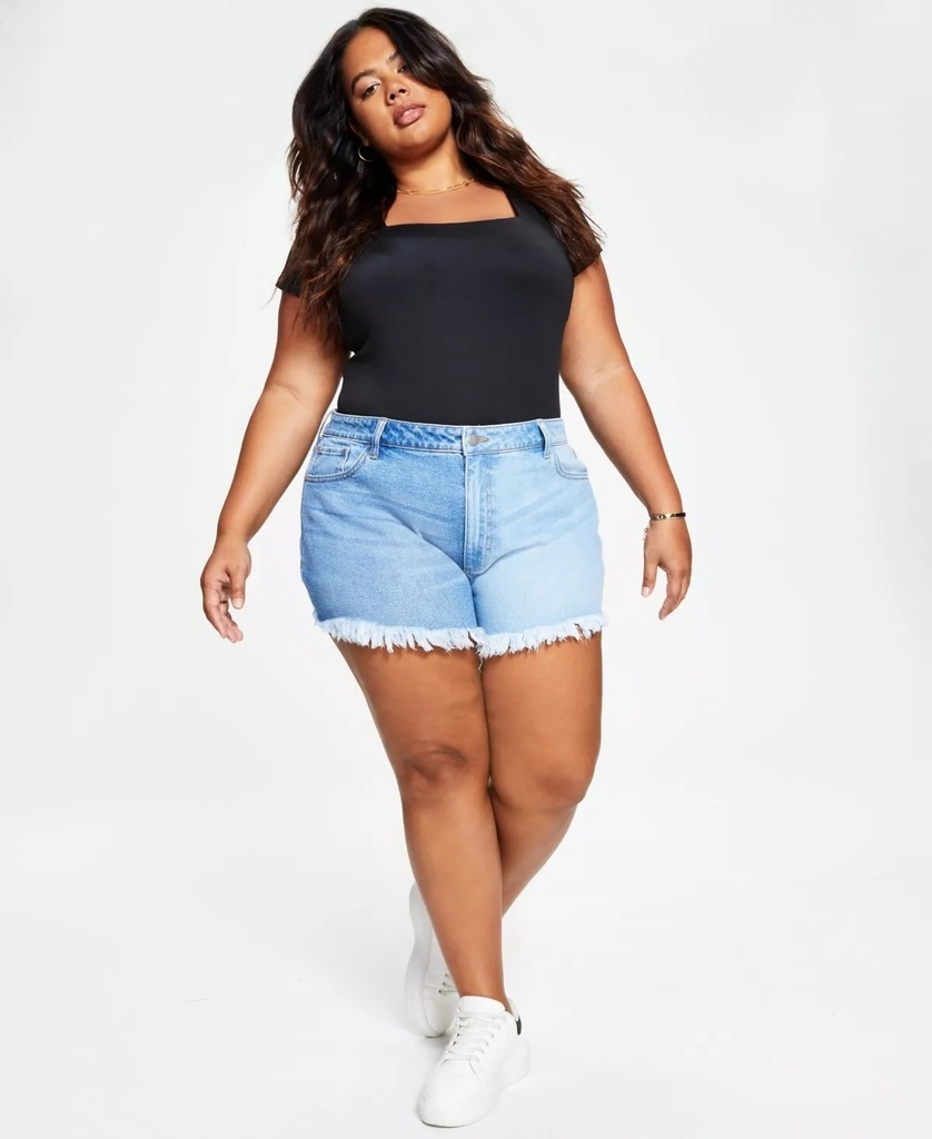 Shorts con dobladillo deshilachado (copia)