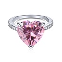 Anillo con circonia de corazón