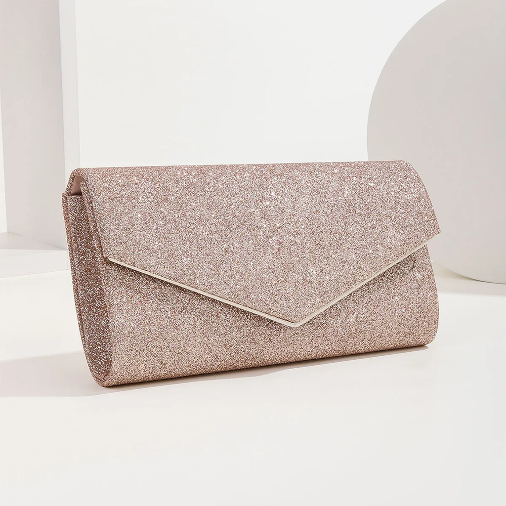 Bolso brillante tipo sobre