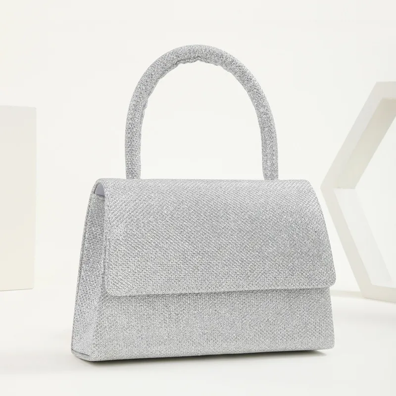 Bolso de mano brillante