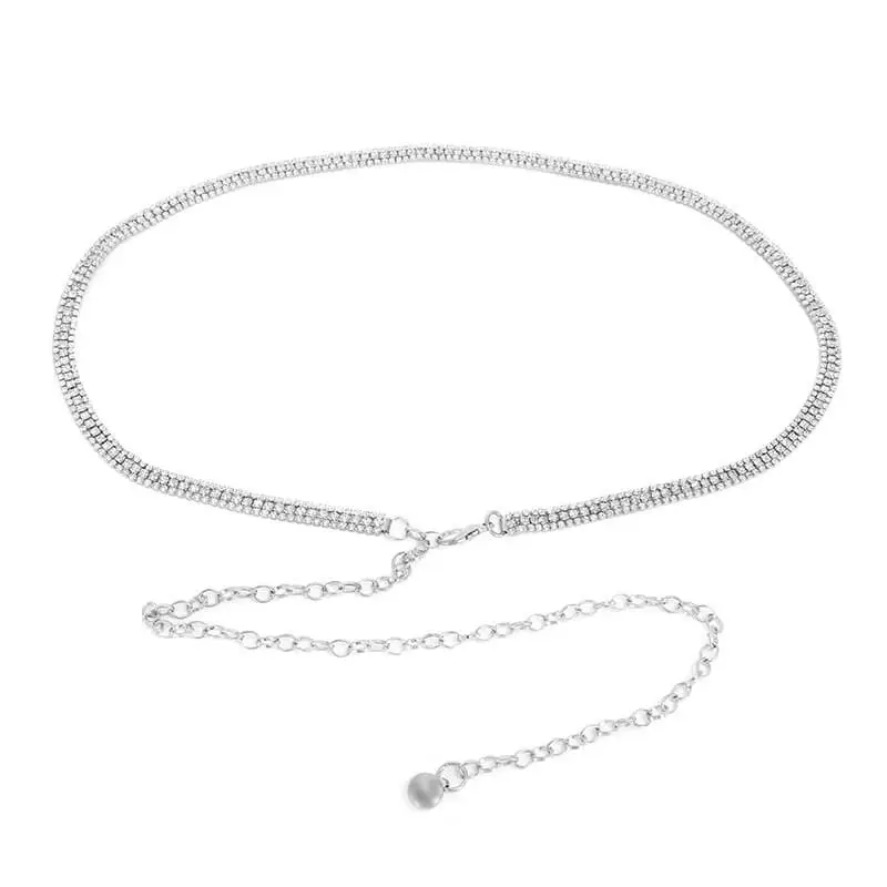 Cinturón de cadena de diamantes