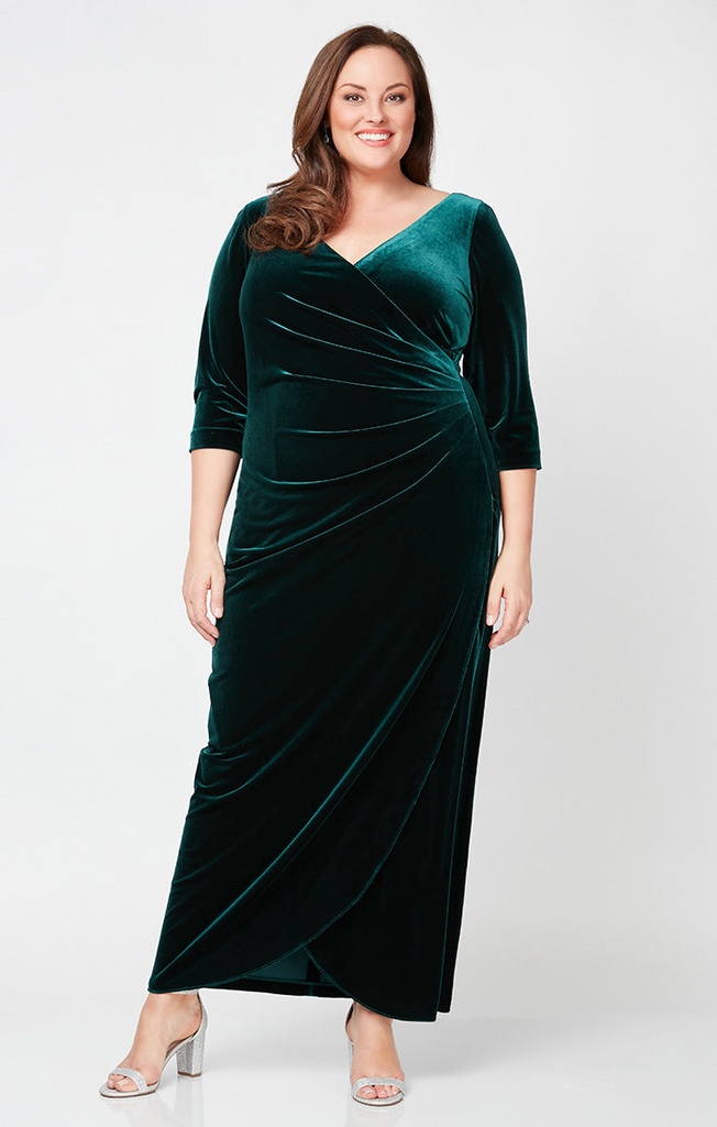 Vestido Velvet con escote en V