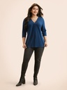 Blusa con bordado de Patchwork