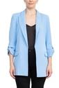 Blazer con solapas  y mangas enrolladas
