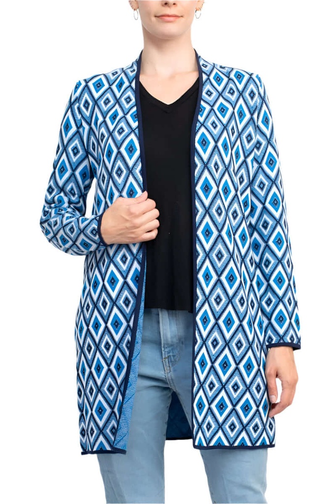 Chaqueta tejida a cuadros (copia)