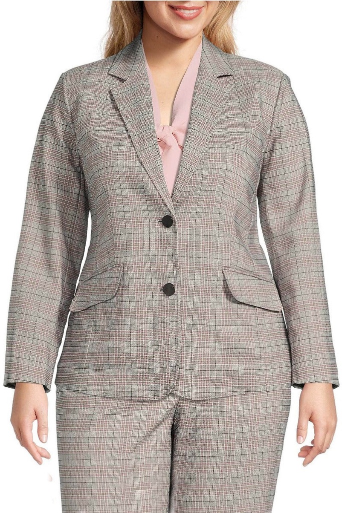 Chaqueta con cierre de dos botones