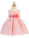 Vestido de Organza a rayas