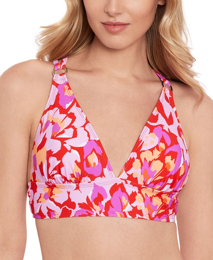Top de bikini con estampado de cebra (copia)