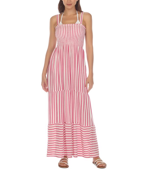 Vestido de playa escalonado