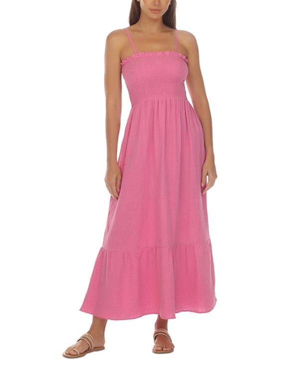 Vestido Playero con corpiño elástico