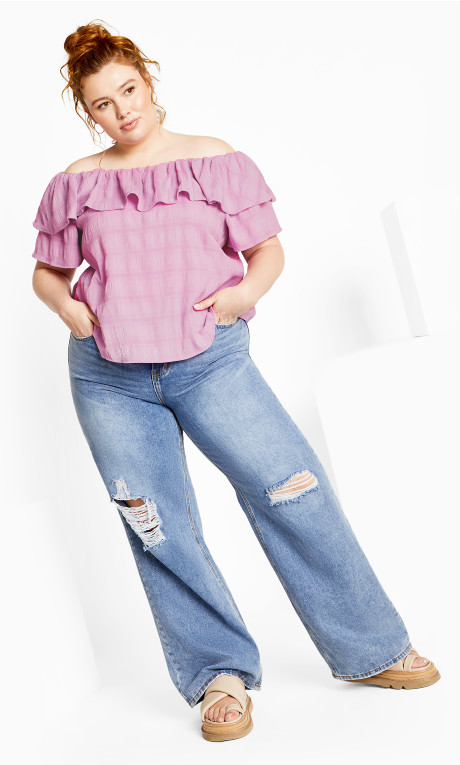 Blusa de hombros descubiertos Christy