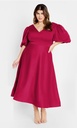 Vestido maxi con abertura Lula