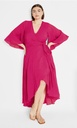 Vestido cruzado con volantes Kira (copia)