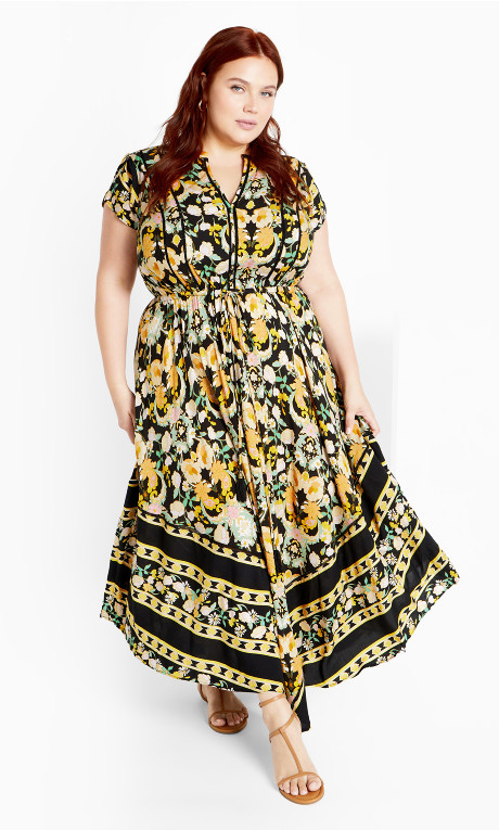 Vestido maxi floral Lilah