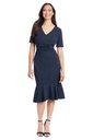 Vestido con volante Hallie