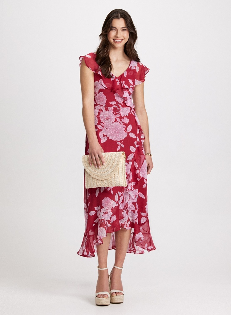 Vestido maxi floral Alessandra