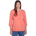 Blusa con cuentas recortadas