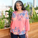 Blusa con estampado butterflies
