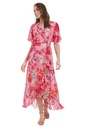 Vestido maxi con mangas Lilyana