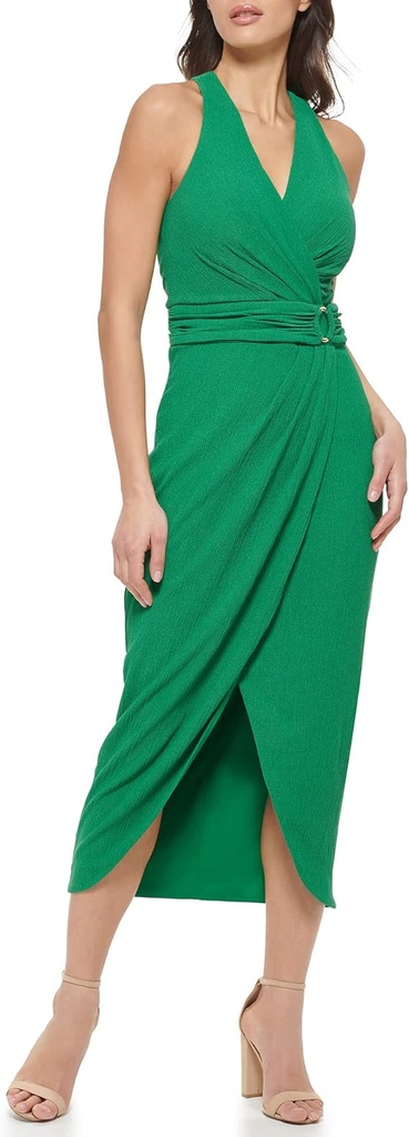 Vestido midi de cruzado falso (copia)