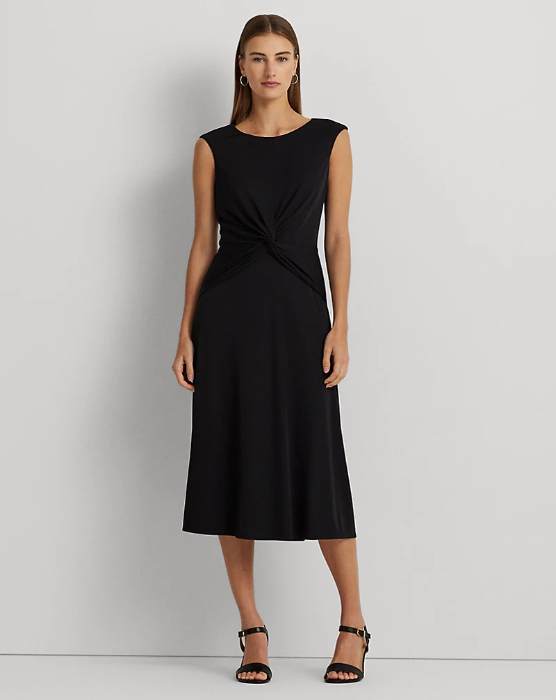 Vestido de jersey con twist al frente