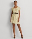 Vestido de georgette floral