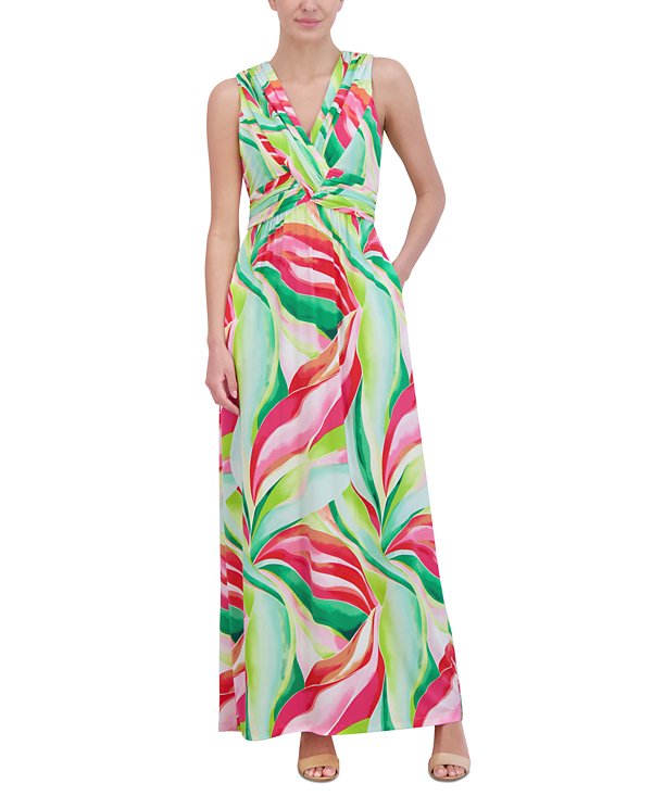 Vestido Maxi con nudo frontal
