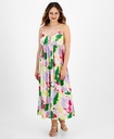 Vestido maxi con tirantes trenzados