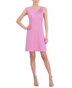 Vestido escote asimétrico twist