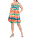 Vestido corto con cintura anudada (copia)