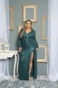Vestido brillante con hombros descubiertos (copia)