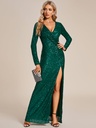Vestido largo con mangas 3/4 (copia)