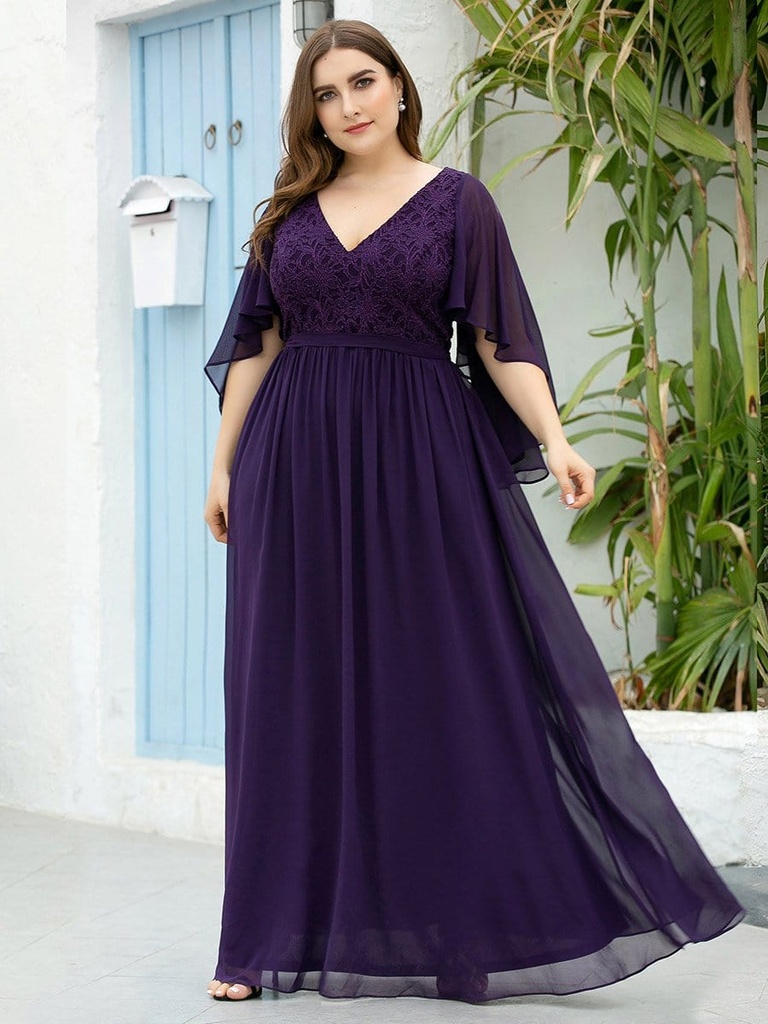 Vestido largo de lentejuelas con abertura (copia)
