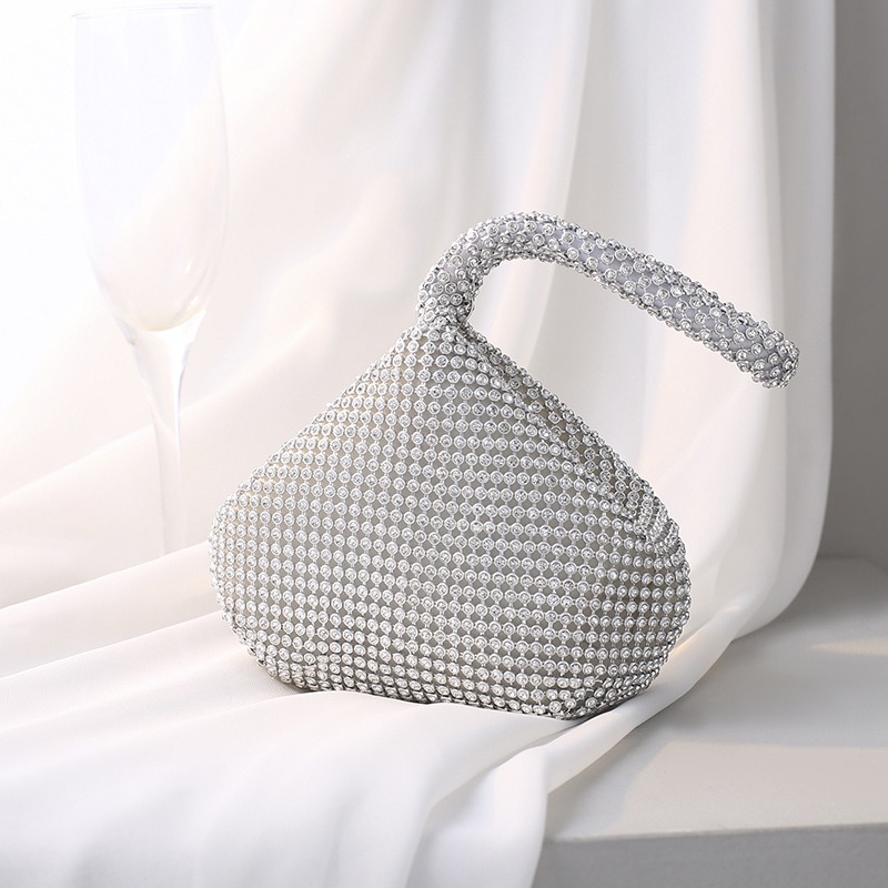 Bolso brillante geométrico