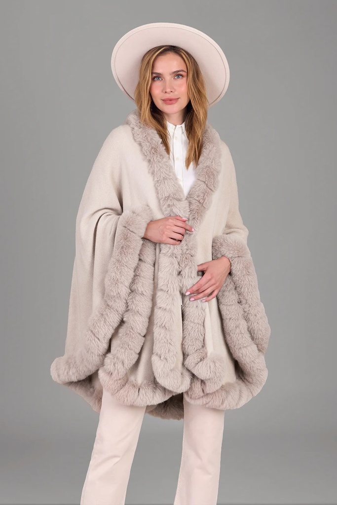 Chal de piel sintética con ondas de cristal (copia)