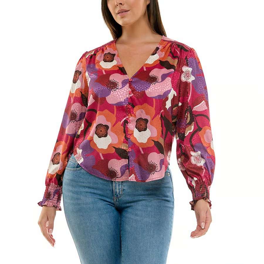 Blusa estampada de maga 3/4 (copia)