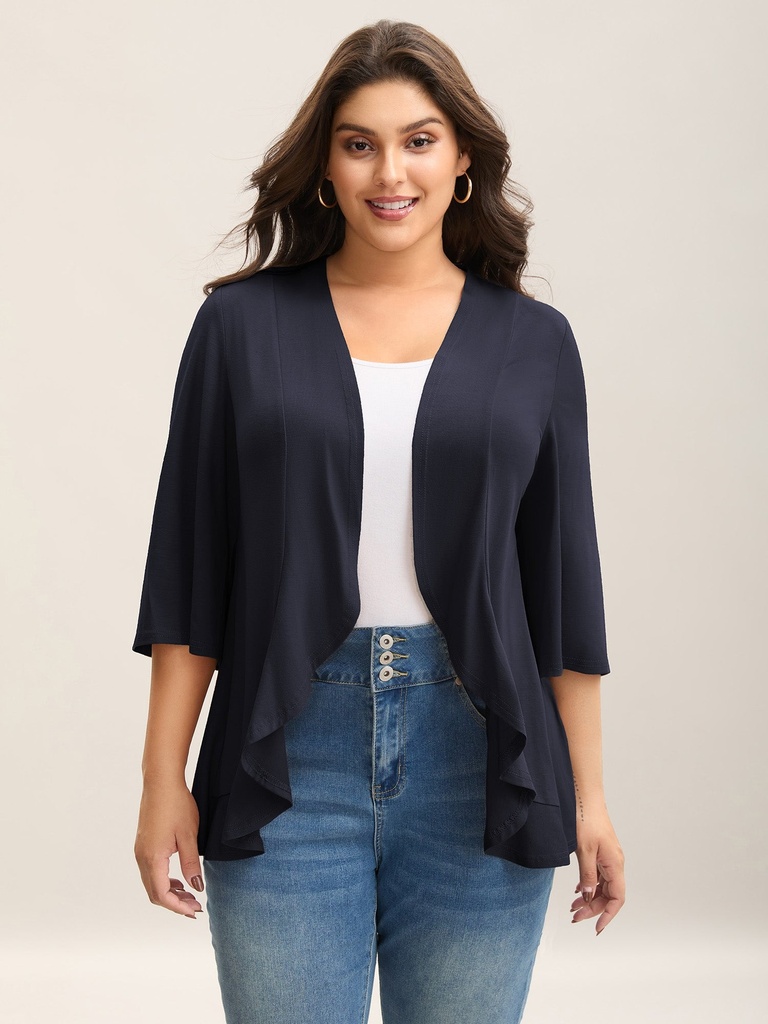 Kimono con dobladillo curvo Lotus (copia)