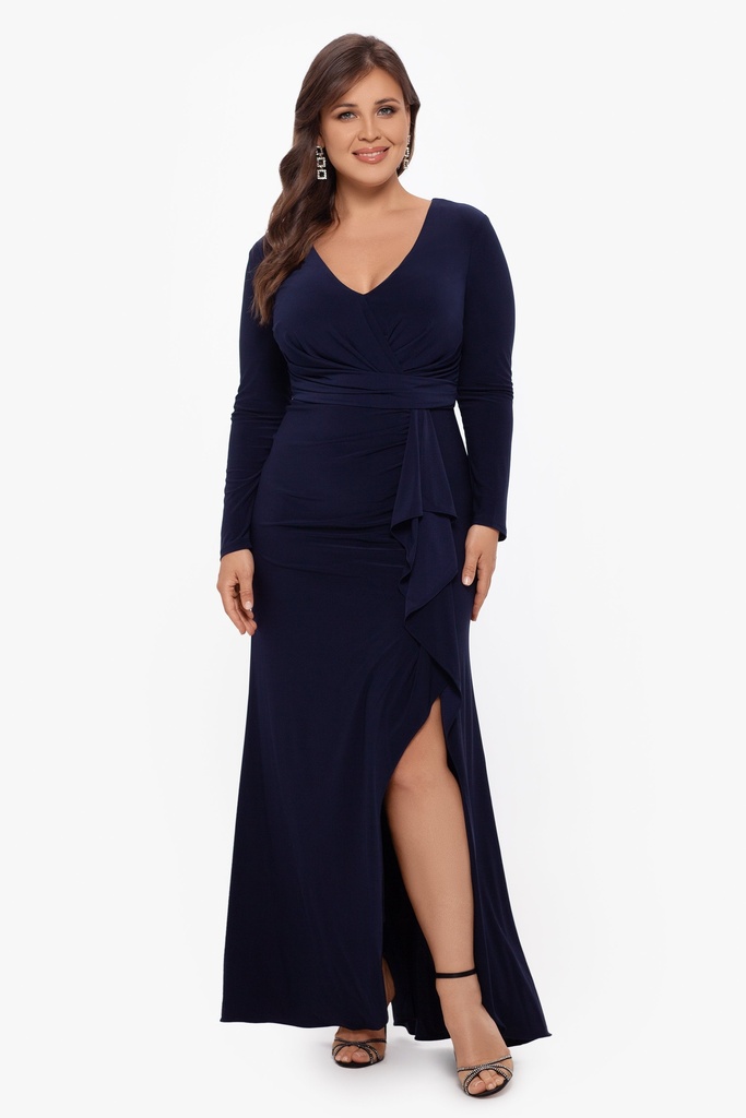 Vestido Elle con mangas y volantes