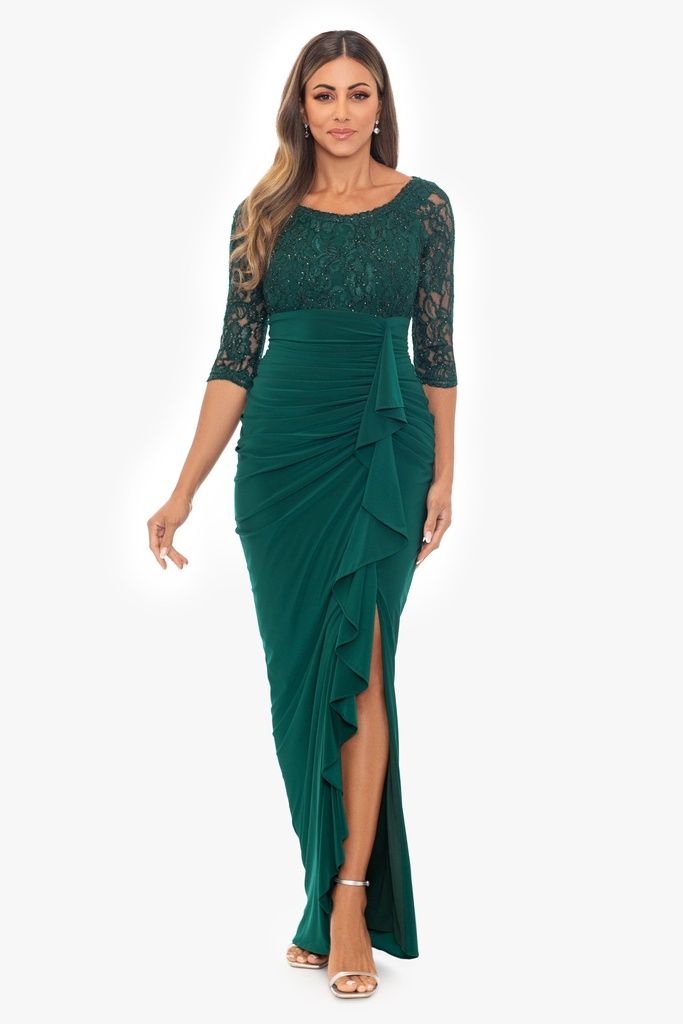 Vestido Irina de encaje con volantes