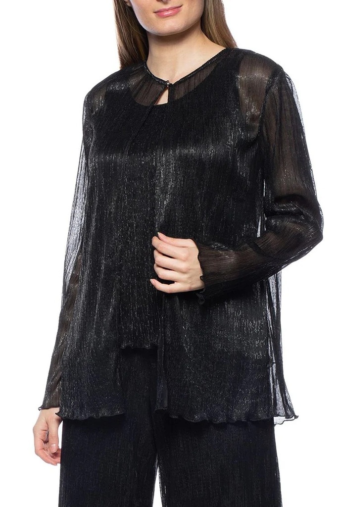 Conjunto de chaqueta y top de manga larga