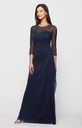 Vestido de gasa con corpiño de encaje (copia)