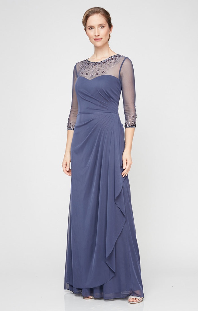 Vestido Joanna con escote corazón