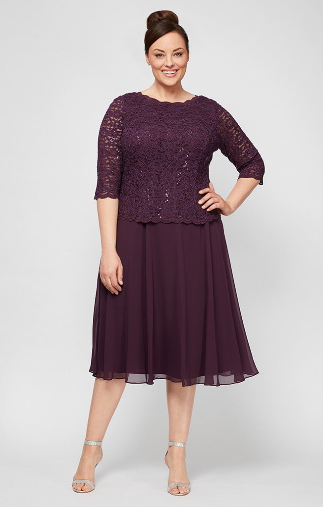 Vestido formal con encaje (copia)
