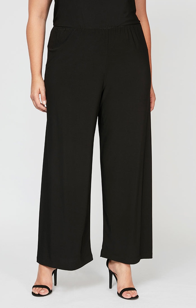 Pantalón de malla de pierna ancha con cinturón (copia)