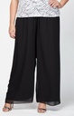 Pantalón de chiffon de pierna ancha