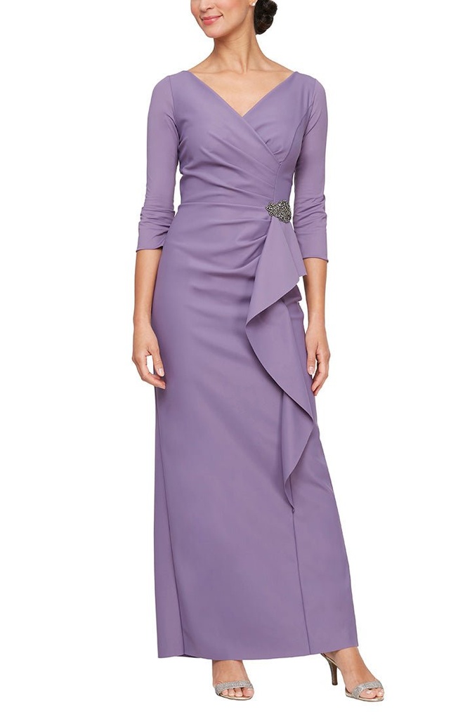 Vestido con mangas 3/4 Ava